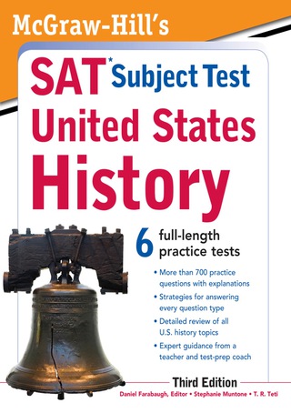 Cover image: McGraw-Hill's SAT Subject Test United States History 3rd edition 9780071763394