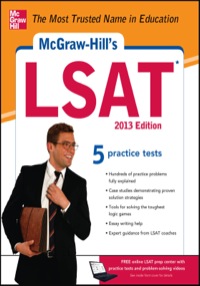 Cover image: McGraw-Hill's LSAT, 2013 Edition 7th edition 9780071764117