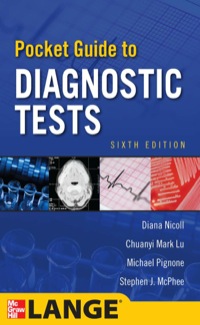 Cover image: Pocket Guide to Diagnostic Tests 6th edition 9780071766258