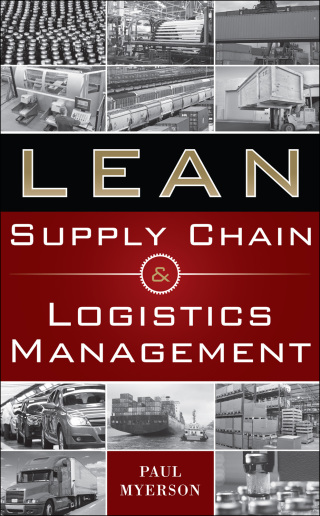 Titelbild: Lean Supply Chain and Logistics Mgnt (PB) 1st edition 9780071766265