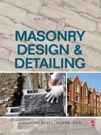 Imagen de portada: Masonry Design and Detailing Sixth Edition 6th edition 9780071766395