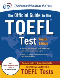 Cover image: Official Guide to the TOEFL Test, 4th Edition 4th edition 9780071766586