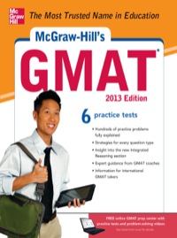 Cover image: McGraw-Hill's GMAT, 2013 Edition 6th edition 9780071766937