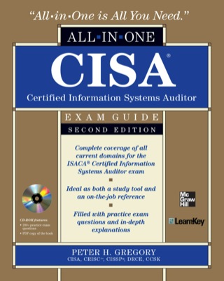 Cover image: CISA Certified Information Systems Auditor All-in-One Exam Guide 2nd edition 9780071769105