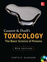 Imagen de portada: Casarett & Doull's Toxicology: The Basic Science of Poisons 8th edition 9780071769235