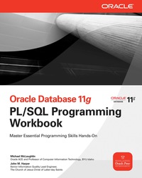 Omslagafbeelding: Oracle Database 11g PL/SQL Programming Workbook 1st edition 9780071493697