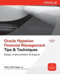 Cover image: Oracle Hyperion Financial Management Tips And Techniques 1st edition 9780071770446