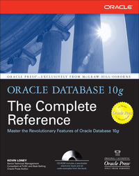 Cover image: Oracle Database 10g The Complete Reference 1st edition 9780072253511