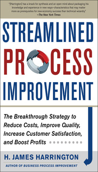 表紙画像: Streamlined Process Improvement 1st edition 9780071768634