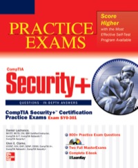 Cover image: CompTIA Security+ Certification Practice Exams (Exam SY0-301) 1st edition 9780071771207