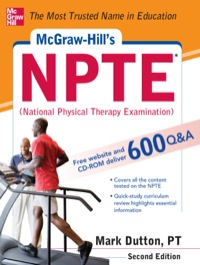 Cover image: McGraw-Hills NPTE National Physical Therapy Exam 2nd edition 9780071771313
