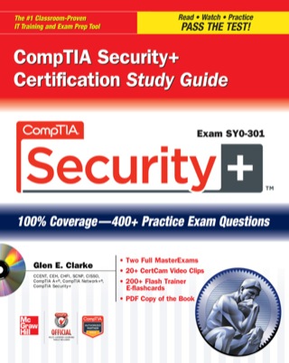 Cover image: CompTIA Security+ Certification Study Guide (Exam SY0-301) 1st edition 9780071771405