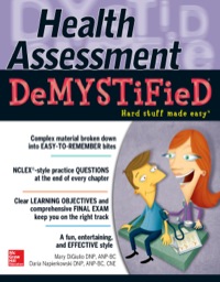 Cover image: Health Assessment Demystified 1st edition 9780071772013