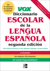 صورة الغلاف: VOX Diccionario Escolar, 2nd Edition 2nd edition 9780071772235