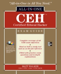 Cover image: CEH Certified Ethical Hacker All-in-One Exam Guide 1st edition 9780071772297