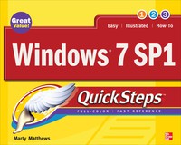 Imagen de portada: Windows 7 SP1 QuickSteps 1st edition 9780071772471