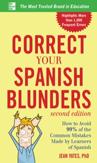 Cover image: Correct Your Spanish Blunders 2nd edition 9780071773003