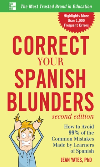 Cover image: Correct Your Spanish Blunders 2nd edition 9780071773003