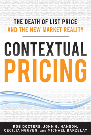 Omslagafbeelding: Contextual Pricing:  The Death of List Price and the New Market Reality 1st edition 9780071772464