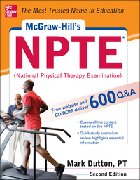 Imagen de portada: McGraw-Hills NPTE National Physical Therapy Exam, Second Edition 2nd edition 9780071771313