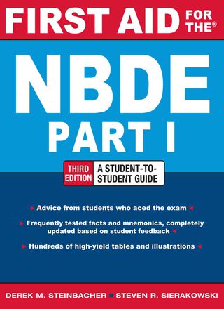 Cover image: First Aid for the NBDE Part 1, Third Edition 3rd edition 9780071769044