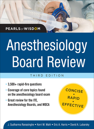 表紙画像: Anesthesiology Board Review Pearls of Wisdom 3rd edition 9780071761451