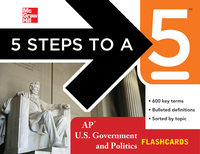 صورة الغلاف: 5 Steps to a 5 AP U.S. Government and Politics Flashcards 1st edition 9780071760713