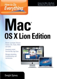 Cover image: How to Do Everything Mac OS X Lion Edition 3rd edition 9780071775175