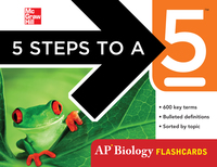صورة الغلاف: 5 Steps to a 5 AP Biology Flashcards 1st edition 9780071760706