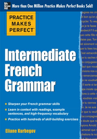 Cover image: Practice Makes Perfect: Intermediate French Grammar 1st edition 9780071775380