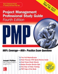 Cover image: PMP Project Management Professional Study Guide 4th edition 9780071775915