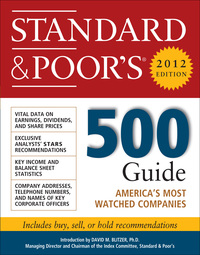 Imagen de portada: Standard and Poor's 500 Guide, 2012 Edition 15th edition 9780071775328