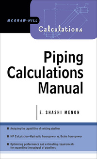 Cover image: Piping Calculations Manual 1st edition 9780071440905