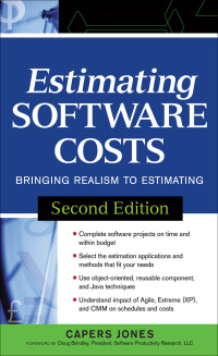 Cover image: Estimating Software Costs 2nd edition 9780071483001