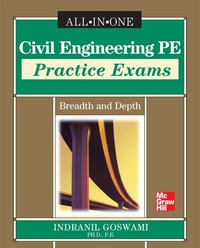 صورة الغلاف: Civil Engineering PE Practice Exams: Breadth and Depth 1st edition 9780071777117