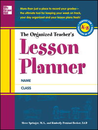 Cover image: The Organized Teacher's Lesson Planner 1st edition 9780071754651