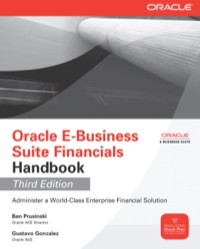 Cover image: Oracle E-Business Suite Financials Handbook 3/E 3rd edition 9780071779722