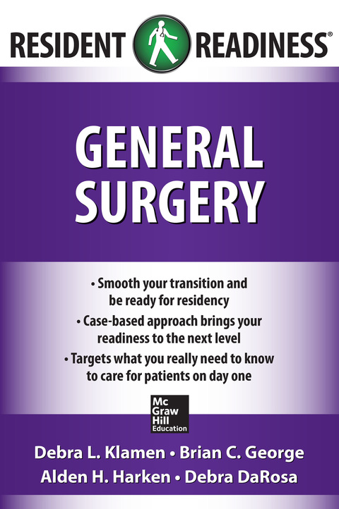 Resident Readiness General Surgery, 1st Edition - FULL INSTANT DOWNLOAD | PDF DOCX EPUB