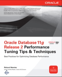 Cover image: Oracle Database 11g Release 2 Performance Tuning Tips & Techniques 1st edition 9780071780261