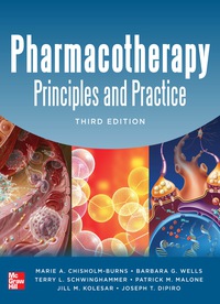 Cover image: Pharmacotherapy Principles and Practice 3rd edition 9780071780469