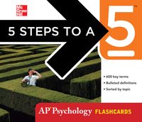 Imagen de portada: 5 Steps to a 5 AP Psychology Flashcards 1st edition 9780071780667