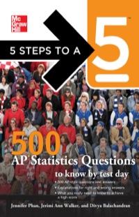 Cover image: 5 Steps to a 5 500 AP Statistics Questions to Know by Test Day 1st edition 9780071780704