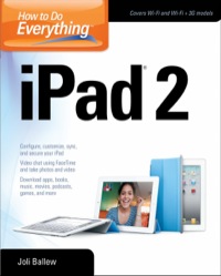 Cover image: How to Do Everything iPad 2 1st edition 9780071780919