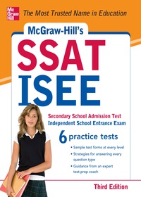 Cover image: McGraw-Hill's SSAT/ISEE 3rd edition 9780071781152