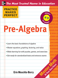 Cover image: Practice Makes Perfect Pre-Algebra 1st edition 9780071772785