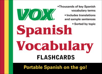 Cover image: VOX Spanish Vocabulary Flashcards 1st edition 9780071771283