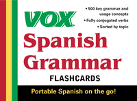 Cover image: VOX Spanish Grammar Flashcards 1st edition 9780071771276