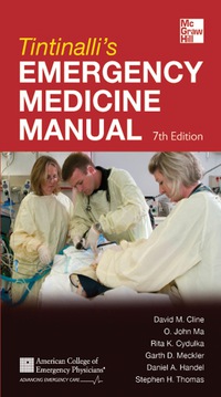 Cover image: Tintinalli's Emergency Medicine Manual 7/E 7th edition 9780071781848