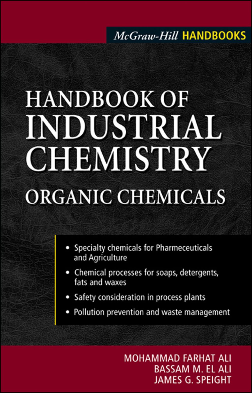 Handbook of Industrial Chemistry Organic Chemicals 1st Edition