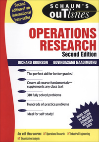 Imagen de portada: Schaum's Outline of Operations Research 2nd edition 9780070080201